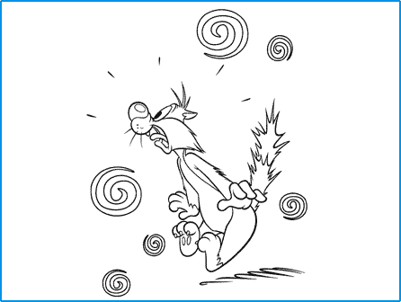 Looney Tunes Coloring pages : Sylvester